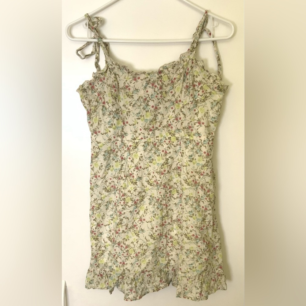 Floral Cream Dress